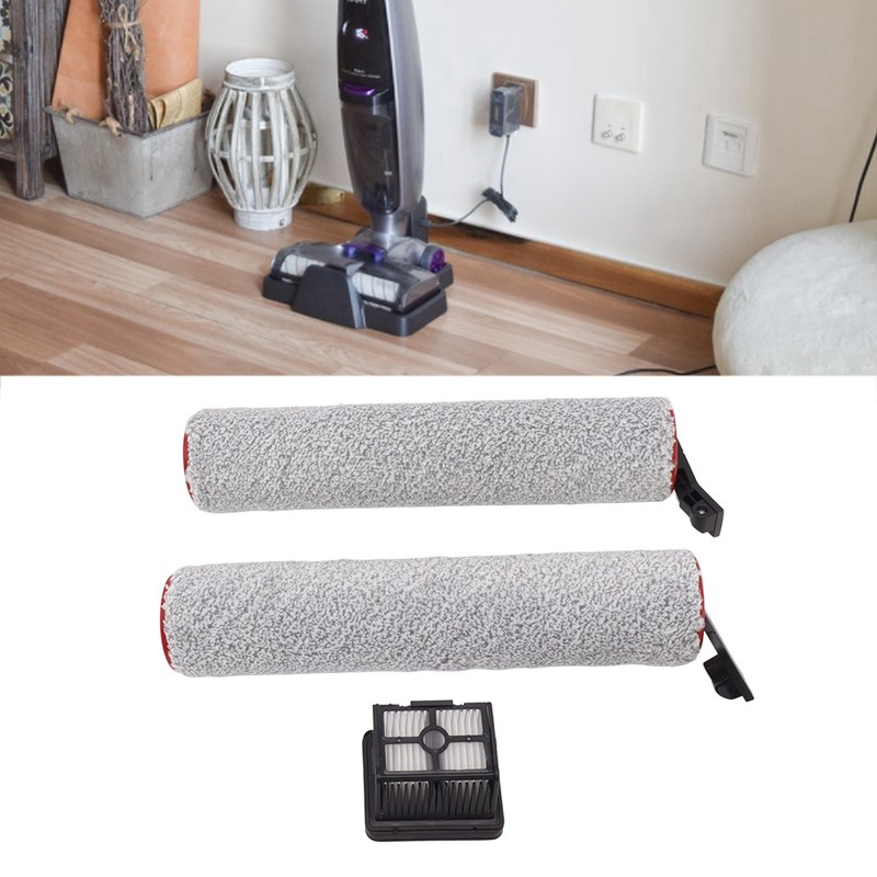 3PCS Roller Brush Filter Set ABS Soft Texture Vacuum Cleaner