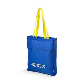 Skoda Scala 657087317 Foldable Shopping Bag, Blue/Yellow