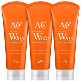C2Y Acne Whip Large Capacity Foam Cleansing 220ml (3 Bottles) / KFDA Functional Certification / C2Y 아크네 휩 대용량 폼클렌징 220ml 3개/식약처 기능성 인증