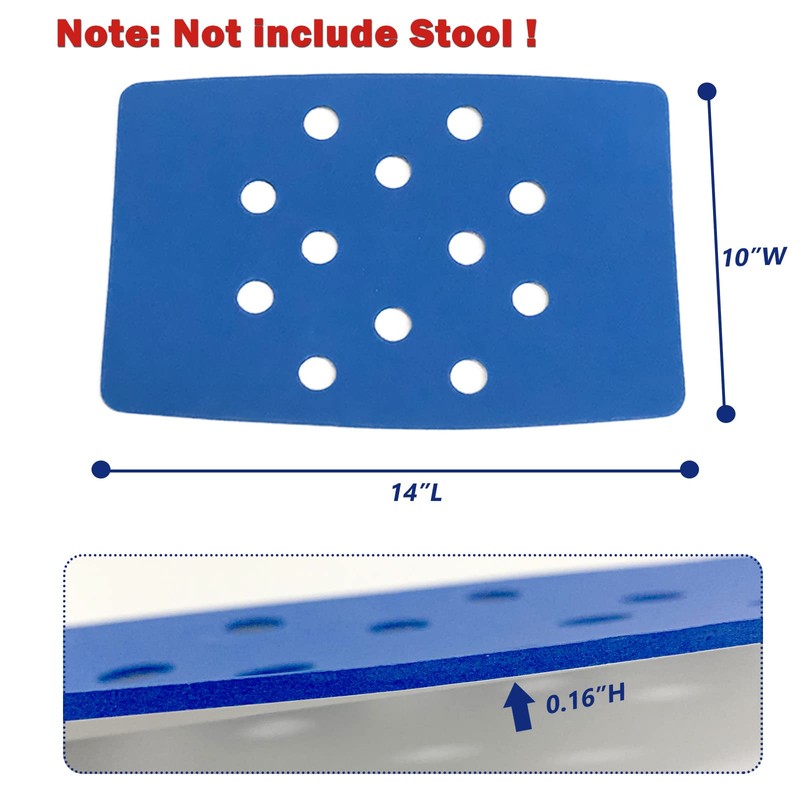 Bath Chair Seat Mat - Elderly Shower Bench Cushion Non-Slip