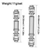 Drive Shaft Stainless Steel Front Rear Center Driveshafts for 1/30