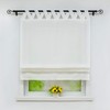 Joyswahl Mila Roman Blind Semi-Transparent Plain Colour with Loops Window
