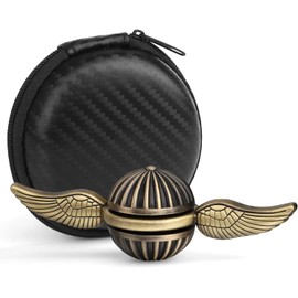 FLAFARY Fidget Spinner Hand Finger Spinning Toy Magic Orb Anxiety Toys Finger Spinners Toy Spining Novelty Toys for Adults and Kids Classroom Stress Relief Birthday (Bronze)