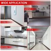 Vinyl Wall Base Baseboard Molding Trim 4" Flexible Self Adhesive
