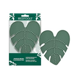 EcoTools EcoTools Makeup Brush Cleansing Pad, Brush Cleaner Mat For Deep Cleaning Tools, Use With Makeup Brush Shampoo, 100% Silicone, Easy To Clean, Features Suction Cup For Easy Usage, Cruelty-Free, 1 Count
