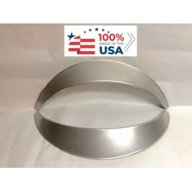 Lemon Hill Avenue Universal Metal Fender Flares Style 1: 3" Wide, 4-piece set (hand-made)