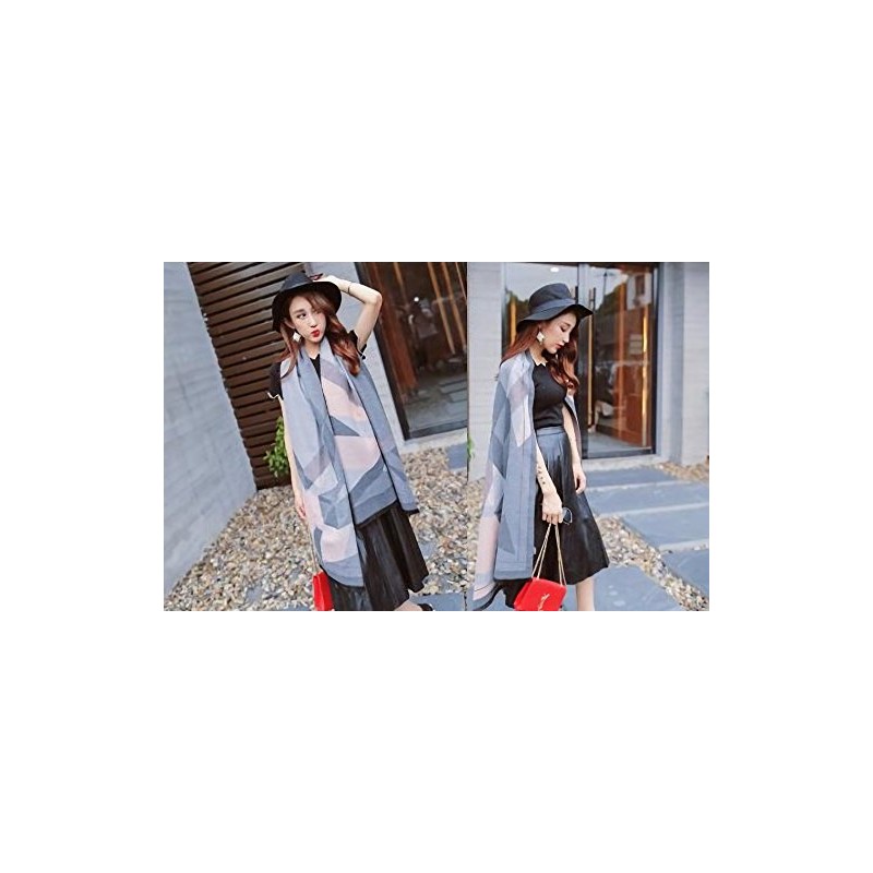 Sararose Scarf, Shawl, Large Scarf, Cashmere Touch, Geometric Pattern, Pattern,