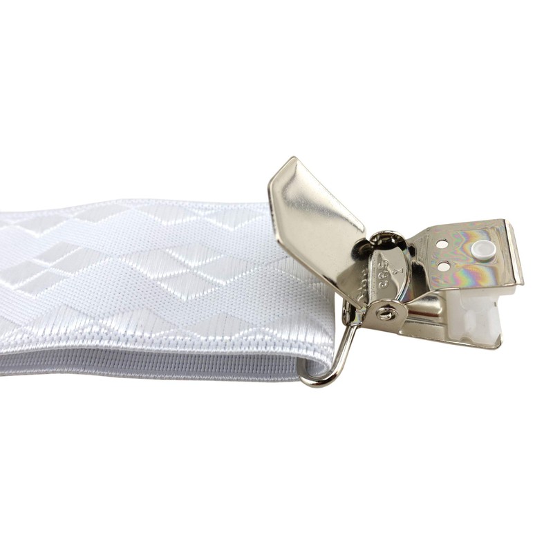TigerTie Unisex Y-shaped braces with 3 extra strong clips, colour