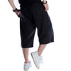 Kinghua Mens Baggy Jean Shorts Casual Loose Fit Hip Hop