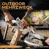 GRUMPY BEAR Splitting Axe Sharp Axe, Survival Outdoor for Wood,
