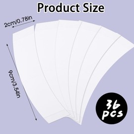 36PCS Wig Tapes, Invisible Waterproof Double Side Tape for Wigs, Lace Front Wig Tape, Wigs Lace-Tape for Fixing-Wigs, Double Sided Hair Strips for Toupee (White)