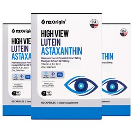 Enget Origin Highview Lutein, Astaxanthin, 3, Eye Health, Eye Fatigue, Marigold Flower Extract, Vitamin E / 엔젯오리진 하이뷰 루테인 아스타잔틴 3개 눈건강 눈피로 마리골드꽃추출물 비타민E 함유