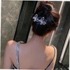 Gatuida 3Pcs Rhinestone Butterflies Barrette Hair Clips for Women Elegant