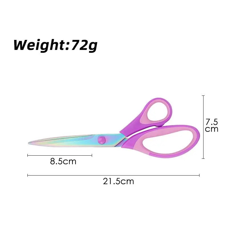 Titanium-Plated Craft Scissors for Sewing & DIY Projects – Versatile