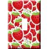 Toggle Wallplate, Single Light Switch Cover Plate - Fresh red