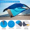JZS Sand Free Beach Blanket, Oversized Lightweight Waterproof Large Picnic