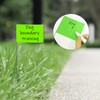 Zozen 100Pack Green Marking Flags, Writable/15x4x5 Inch, Yard Flags for
