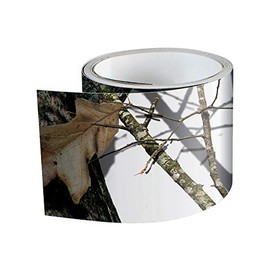 Mossy Oak Graphics 2" x 7' Camouflage Tape Roll Winter - Camo Vinyl with a Matte Finish - Ideal for Covering Guns, Bows, Cameras, and Other Hunting Accessories