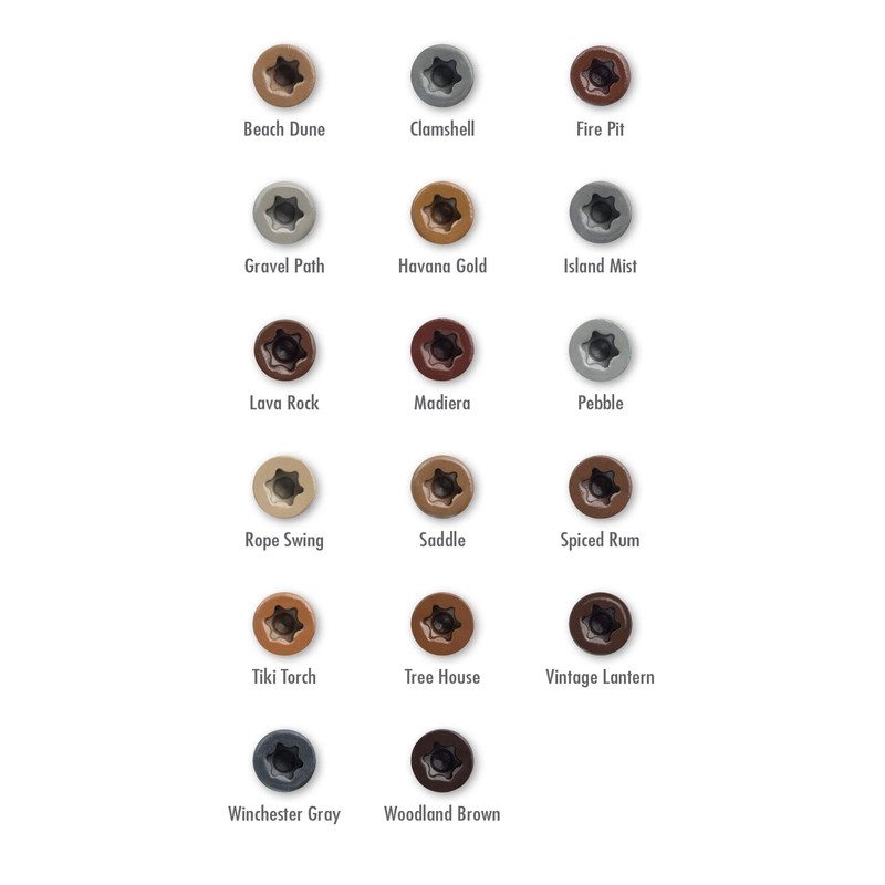 TrapEase 3 Deck Screw 2-1/2" (350) Screws (Rope Swing/Honey Grove)