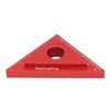 45/90 Degree Aluminum Alloy Angle Ruler High Accuracy DIY Woodworking