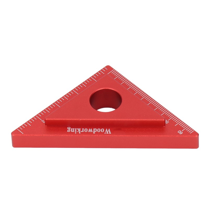 45/90 Degree Aluminum Alloy Angle Ruler High Accuracy DIY Woodworking