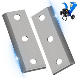 2 Pack Wood Chipper Blades (4.15" L x 1.33" W) for Landworks, Superhandy LCE12, Greatcircleusa GUO033 GUO035 GUO054, A30/B40 series and EFCUT C30, C30 Mini, C30 Lite&3-IN-1 Wood Chippers Shredders
