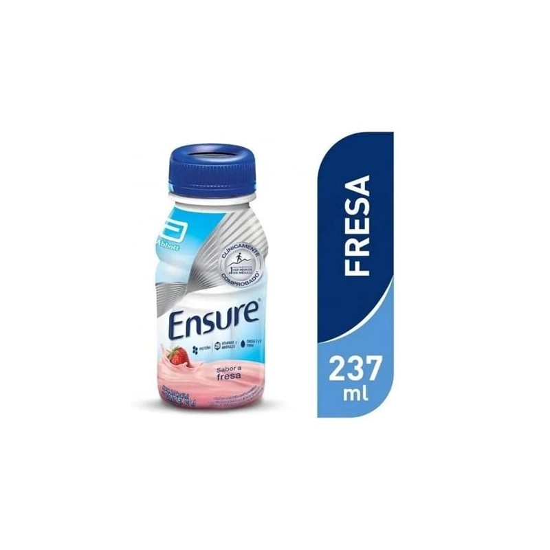 Abbott - Abbot Ensure, Sabor Fresa - 16 Envases de