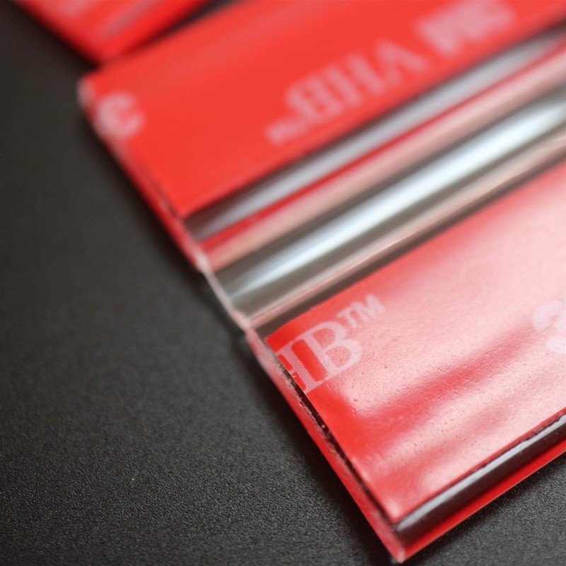 4 x 75mm Flexible Hinges - No glue required, Self