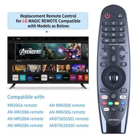 TCNOUMT Replacement AKB75855501 Voice Magic Remote Control Compatible for LG Magic Smart TV Remote AN-MR20GA AN-MR19BA AN-MR18BA