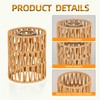 HALIGATE Rattan Lamp Shade Small Boho Shades Replacement 1-5/8 inch