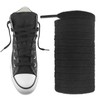 UamGlsob 5/16" Flat Cotton Shoe Laces for Sneakers, Wide Replacement