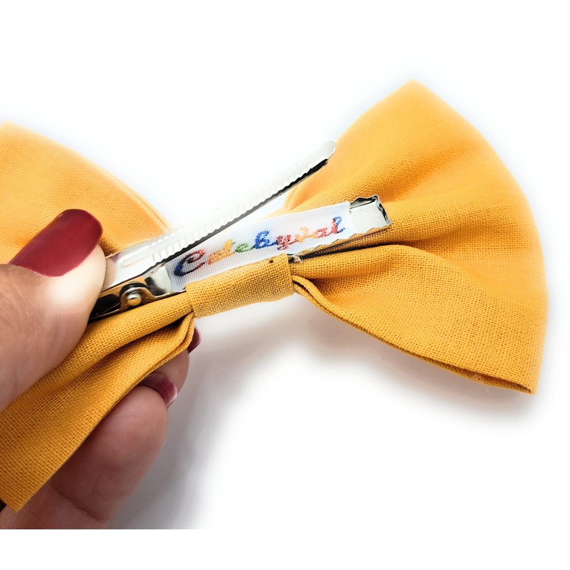 fabric hair bow clip
