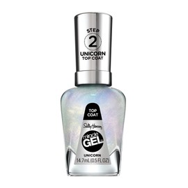 Sally Hansen - Miracle Gel Top Coat Activator - Ultimate Chip-Resistant Top Coat, Just 2 Simple Steps - Gel-Like Salon Result - NO UV Light Needed - Unicorn 106, 14.7 ml (Pack of 1)