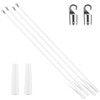 Bokon 4 Pcs Blinds Wand Replacement with Hook and Handle
