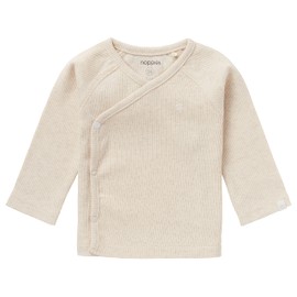 Noppies Unisex Baby U Tee Overlap LS Rib Nanyuki T-Shirt, RAS1202 Oatmeal -P611