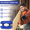 Uadme Edge Banding Trimmer, Quad Trimmer Tool with Tungsten Carbide