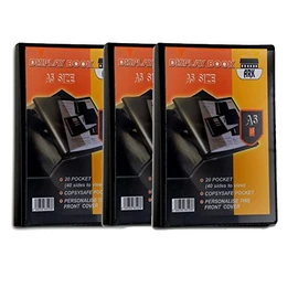3 x Ark A5 Display Book (Presentation) (20 Pockets)