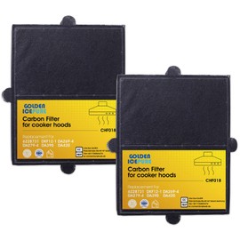 GOLDEN ICEPURE Activated Carbon Filter Cooker Hood Compatible with Miele 6228731 DKF12-1DA269-4 / DA279-4 / DA390 / DA420 / DKF 44531, Pack of 2