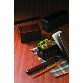 たつみや(Tatsumiya) メンズランチ ビッグ弁当 栃木目 サイズ：約W17.1 D13.1 H9.6 51935