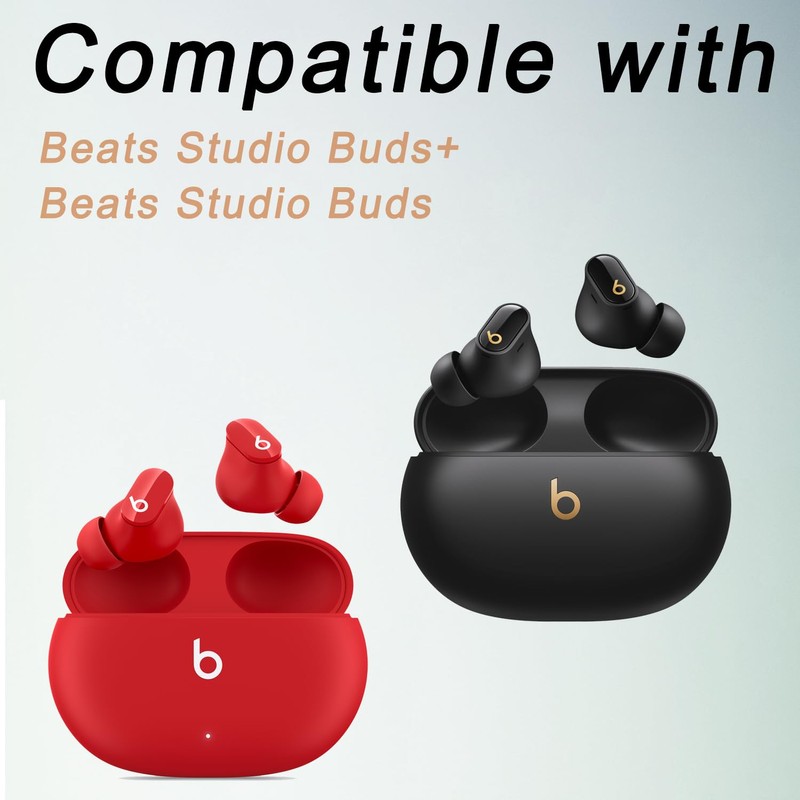 Luckvan Silicone Ear Hook for Beats Studio Buds+Earbuds Cover for