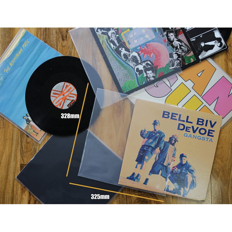 60 12 Inch Outer Vinyl Record Sleeves Fits Double &