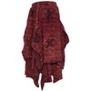 Gheri Cotton 2 Layer Asymmetrical Elastic Waist Long Summer Skirt