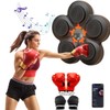 Music Boxing Machine with Boxing Gloves, Wall Mounted Smart Bluetooth