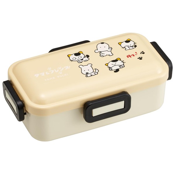 Skater PFLB6AG-A Lunch Box, Tama & Friends, 18.9 fl oz (530 ml), Antibacterial, Fluffy, Domed Lid, For Women, Made in Japan