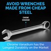 TOOLGUARDS 21mm Wrench - Ratcheting Wrench - Slim Profile -