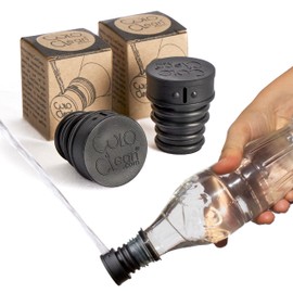 CuloClean 2pcs Portable Bidet for Toilet, Travel, or Camping. Compatible with Every Bottle. Discreet, Ecological, Mini, Elderly, Sprayer, Bio, Personal, Handheld, Backcountry Bidet.