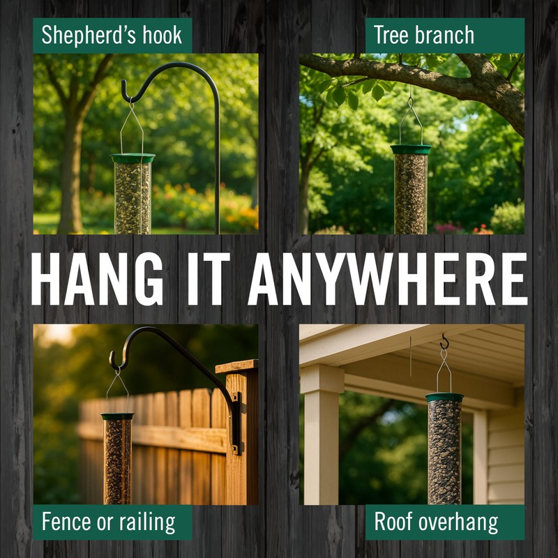 Droll Yankees Squirrel Proof Bird Feeders for Outdoors - YF-M