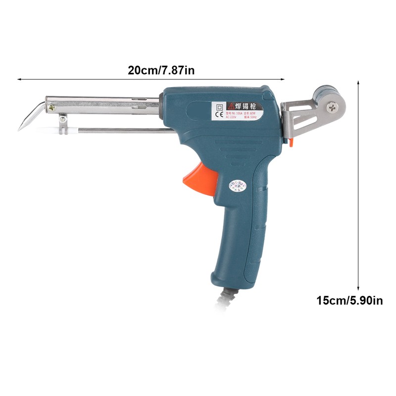 60W Portable Automatic Send Tin Electrical Soldering Iron Gun Welding