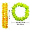 Collares Hawaianos 24/50/100pcs De Flores De Seda Coloridos