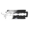 Kiss of Leather Large Razor Blade Pendant Stainless Steel No.